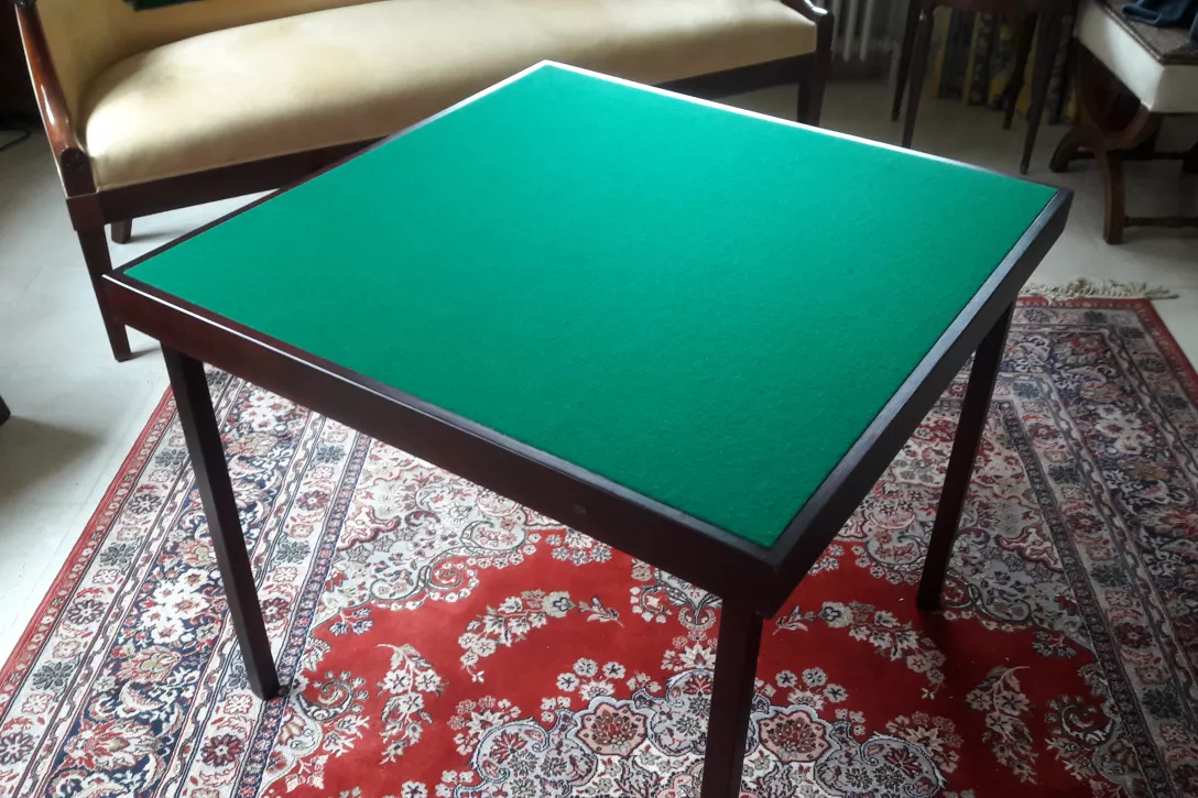Table de bridge - feutre vert